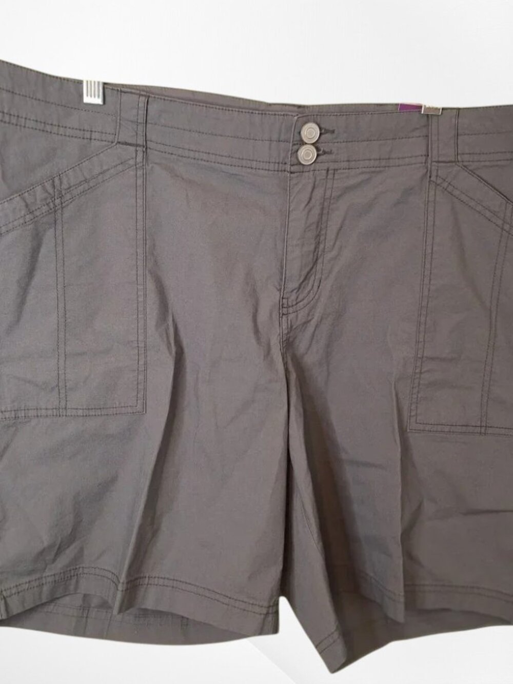 Lane Bryant Highrise Classic Gray Shorts Sz 18